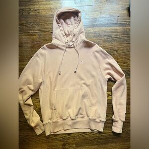 Champion Reverse Weave Coral Hoodie Size L
